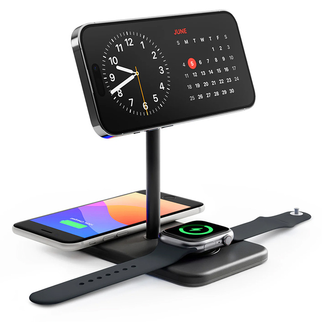 Twelve South HiRise 3 Deluxe 3-in-1 Wireless Charging Stand