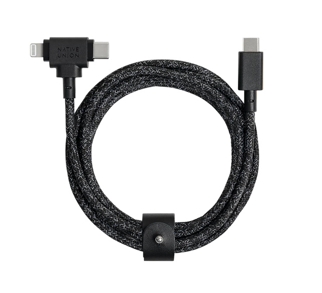 Native Union Belt Cable Duo USB-C to Lightning and USB-C Cable