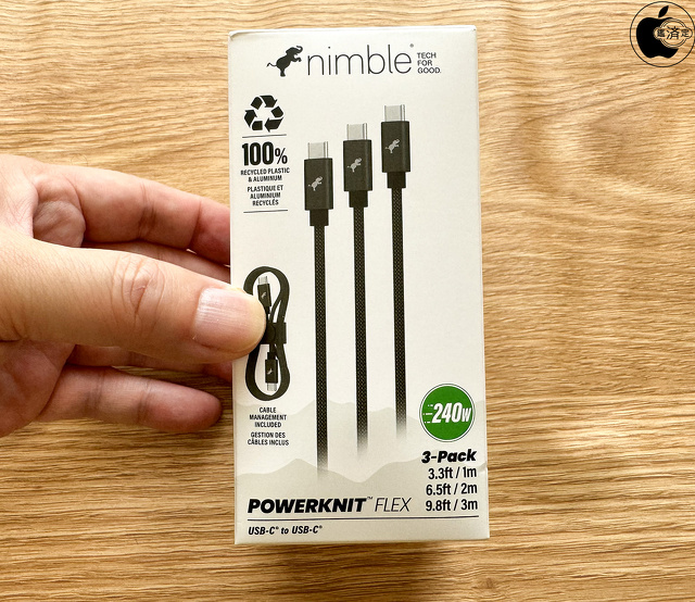 Nimble PowerKnit FLEX USB-C - USB-C Cable(1m / 2m / 3m)