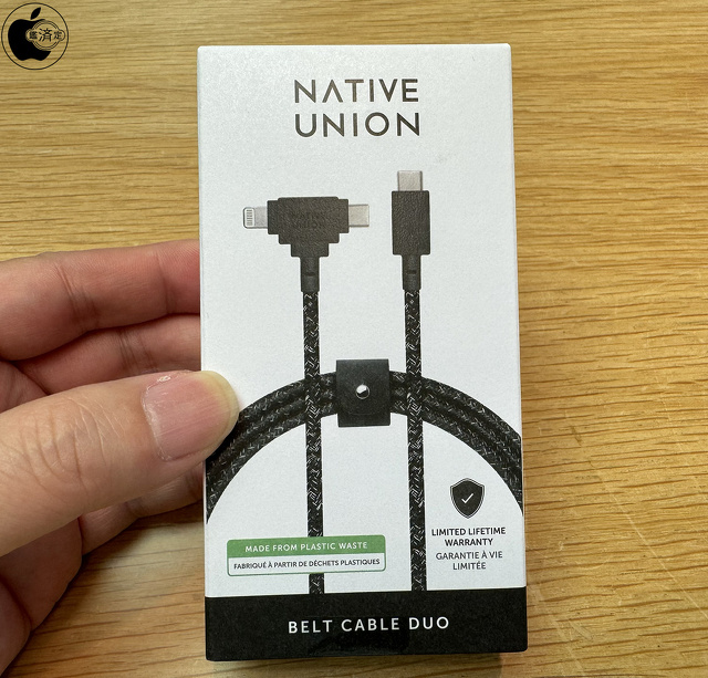 Native Union Belt Cable Duo USB-C to Lightning and USB-C Cable