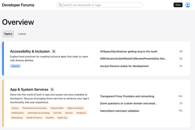 Apple Developer Forums