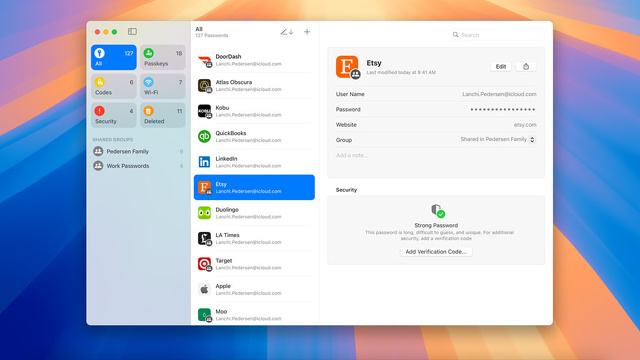 パスワードアプリ