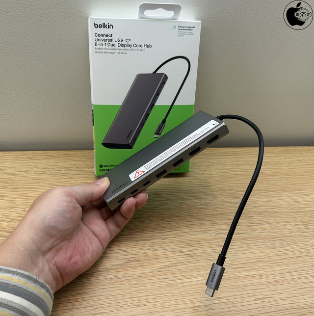 Belkin Connect 8-in-1 Dual 4K Display USB-C コア ハブ