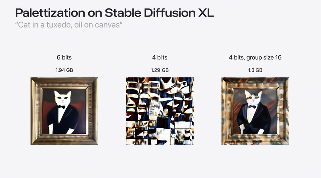 Palettization on Stable Diffusion XL