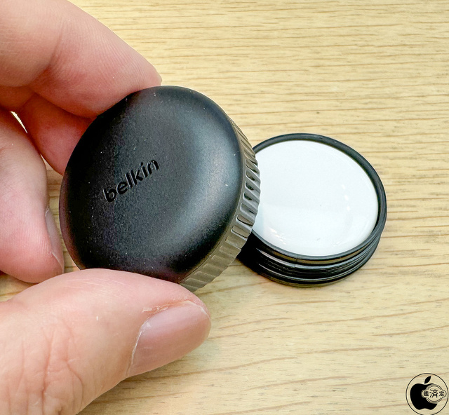 Belkin AirTag ケース 防水(IPX8) シール貼り付け 超粘着3M(VHB)シール