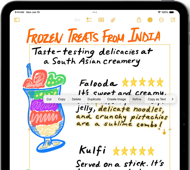 iPadOS 18：スマートスクリプト