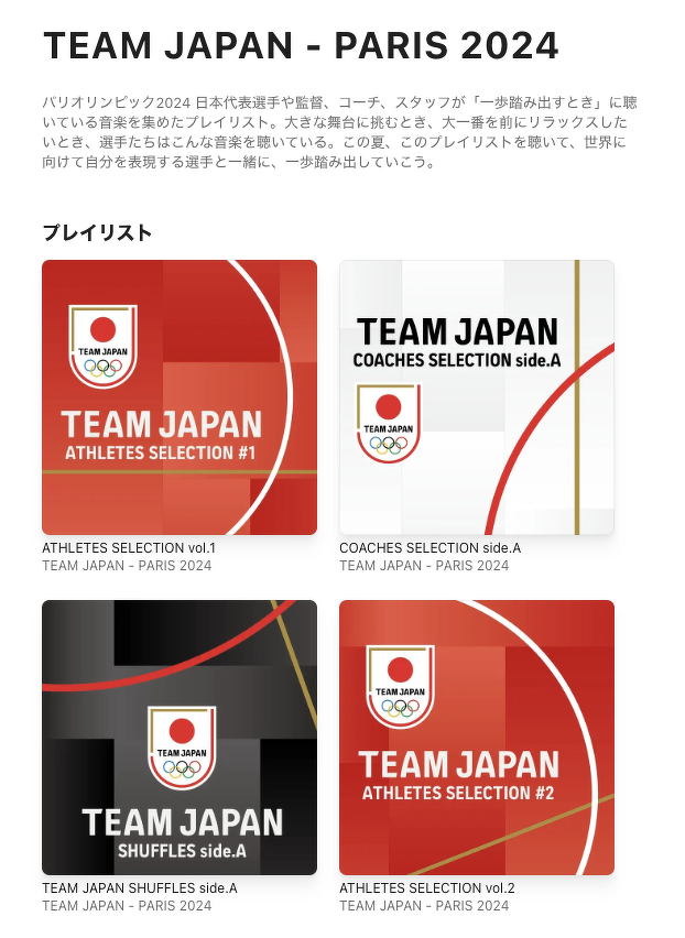 TEAM JAPAN - PARIS 2024