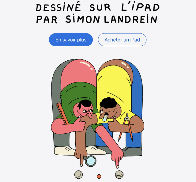 DESSINÉ SUR L'IPAD PAR SIMON LANDREIN