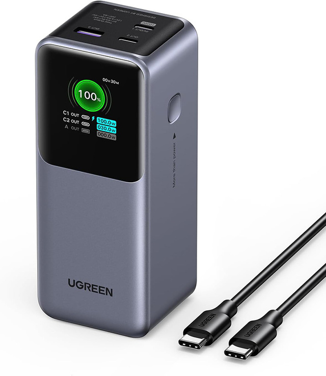UGREEN Nexode モバイルバッテリー (20000mAh・130W)