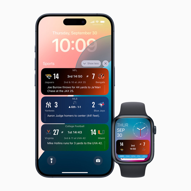 iOS 18とwatchOS 11：Apple Sports