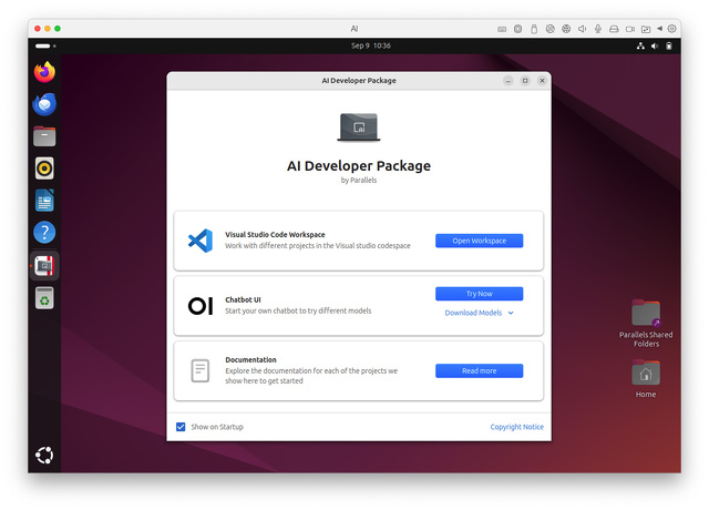 Parallels AI Package