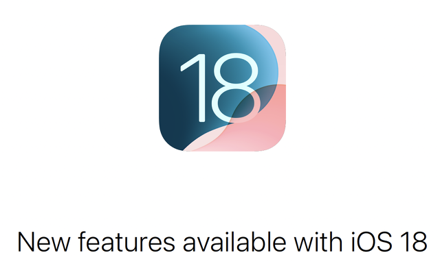 New features available with iOS 18