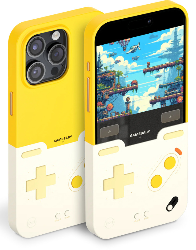 ゲーム　iPhone15Pro Bitmo Lab、iPhone 15 Pro Maxをゲームボーイ風にして遊べる