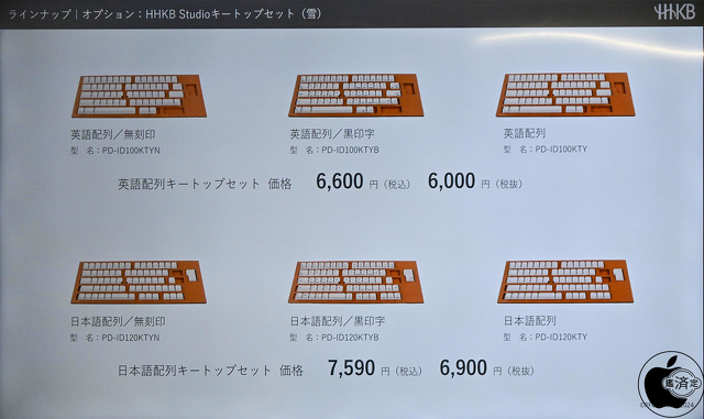 HHKB Studioキートップセット（雪）