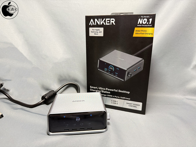 電源ユニット Anker Prime 250w GaN Desktop Charger Anker Prime Charger (250W, 6 Ports, GaN) | USB PD 充電器の
