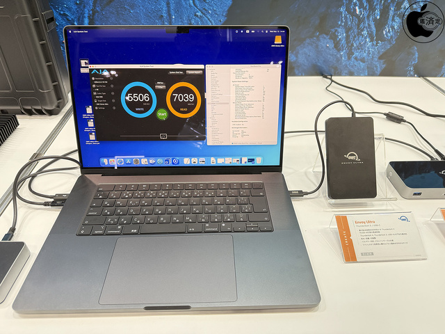 MacBook Pro (16-inch, 2024)/M4 Pro：Envoy Ultra Thunderbolt 5 SSD