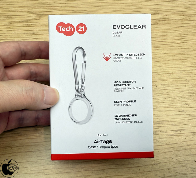 Tech21 Evo Clear case for AirTag