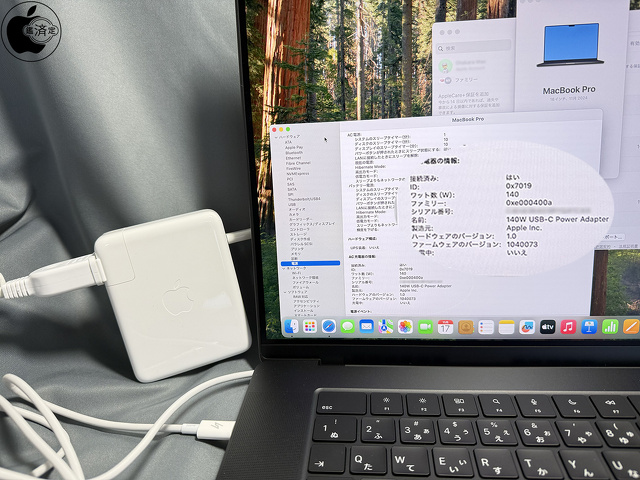 MacBook Pro(16インチ, 2024):Noaeleii-CC100W-240WTPE