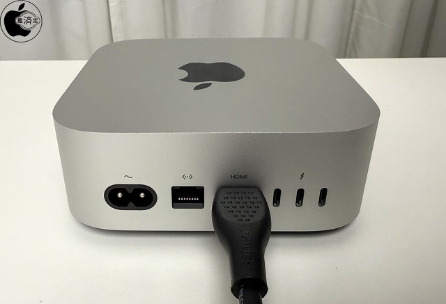 Mac mini (2024)/M4：HDMI 2.1