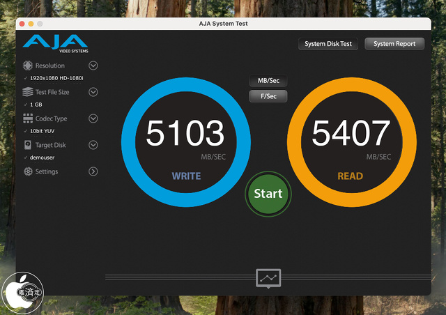 MacBook Pro (16-inch, 2024)/M4 Pro：内蔵SSD性能