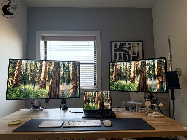 Apple Pro Display XDR：MacBook Pro (14-inch, M4, 2024)/M4：Apple Studio Display (27-inch)