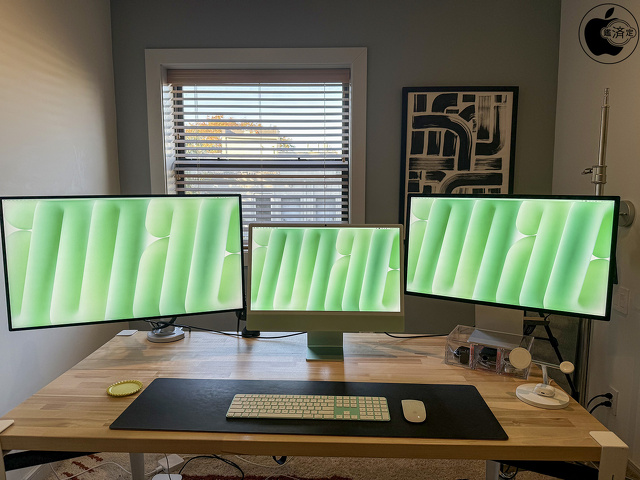 Apple Pro Display XDR:iMac (24-inch, 2024, Four ports)/M4:Apple Studio Display (27-inch)