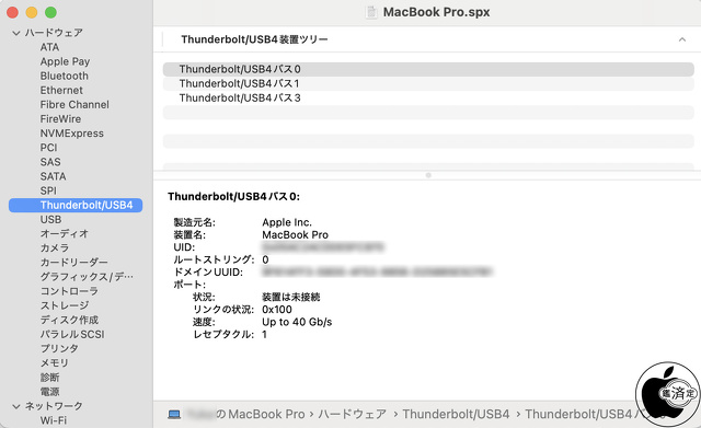 Thunderbolt 4/USB4コントローラー