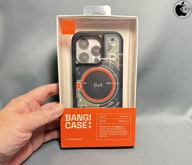 iPhone 16 Pro) スナップボタン付き バックカバーケース