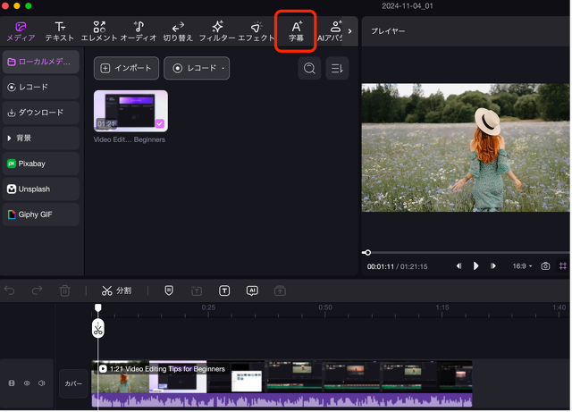 Edimakor自動字幕
