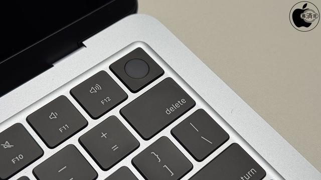 MacBook Air (13-inch, M4, 2025)：Touch ID