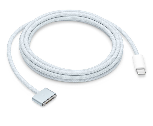 Apple USB-C - MagSafe 3ケーブル（2m）- スカイブルー