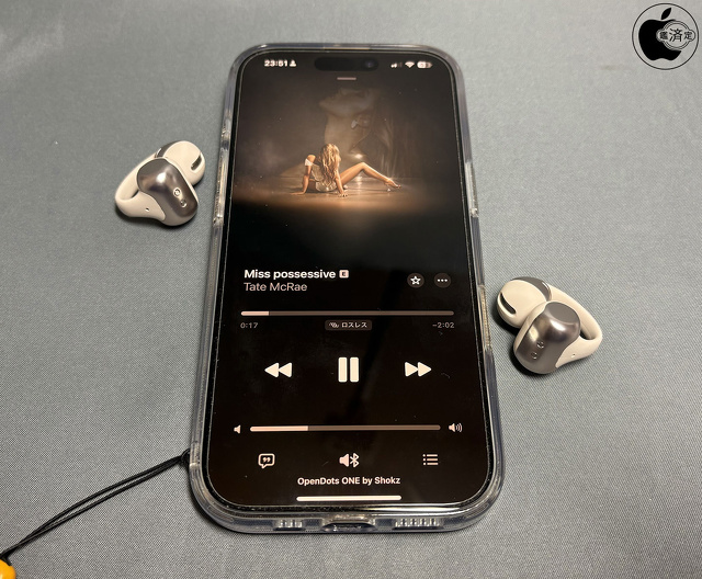 Shokz OpenDots ONE：Apple Music