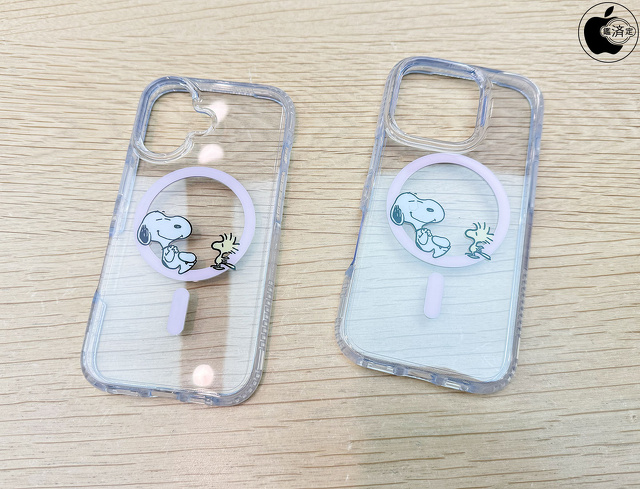 Tech21 FlexQuartz for iPhone 16（MagSafe対応）- スヌーピーチェリーブロッサム