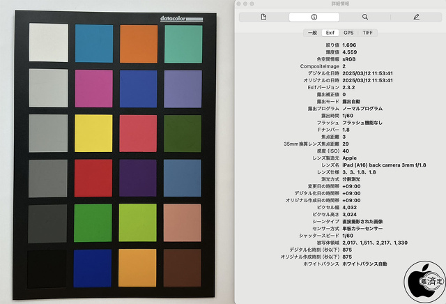 iPad (A16)：背面カメラ