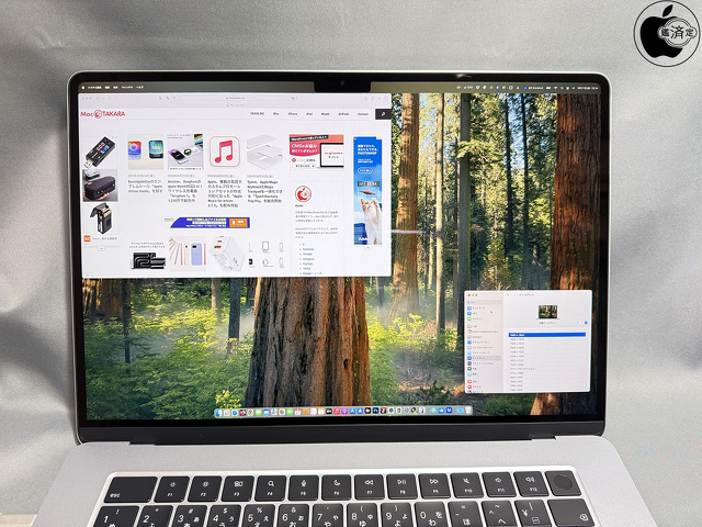 MacBook Air (15-inch, M4, 2025)：最大解像度