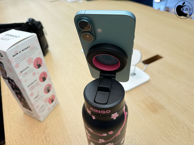 Ringo MagSafe Water Bottle with Sports Lid - スヌーピースペシャルチェリーブロッサムエディション