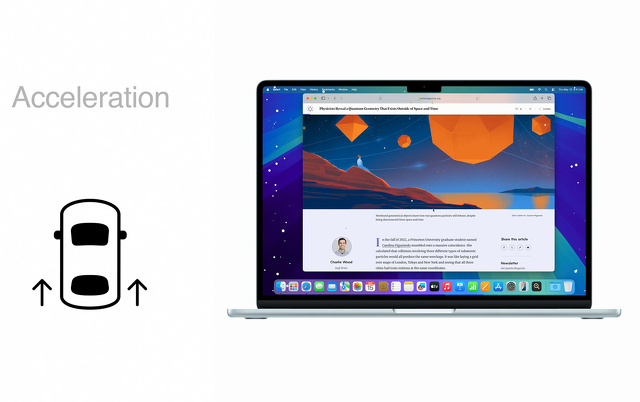 Mac用車両モーションキュー