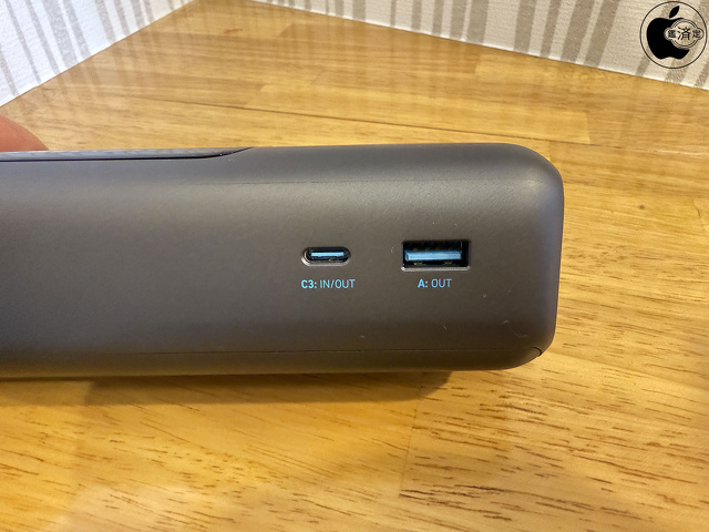 Anker Power Bank（25000mAh, Built-In & 巻取り式 USB-C ケーブル）