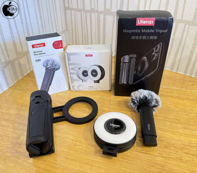 UlanziのiPhone用アクセサリー「JJ03」「WM-10」「LM19」