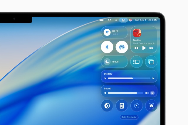 コントロールセンターとメニューバー
