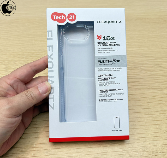 Tech21 FlexQuartz Case for iPhone 16e