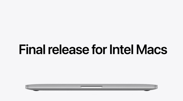 Final release for Intel Macs