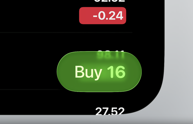 Liquid Glassカラー