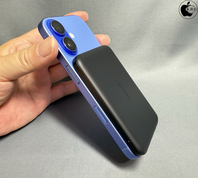 iPhone 16:Anker Nano Power Bank (5000mAh, MagGo, Slim)