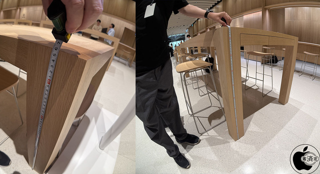 Apple 梅田:テーブル