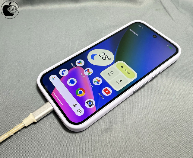 Google Pixel 10：USB-Cケーブル充電