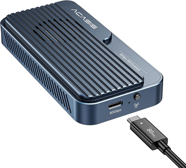 Amazon、ACASISのThunderbolt 5接続SSDケース「TB501 Pro」を