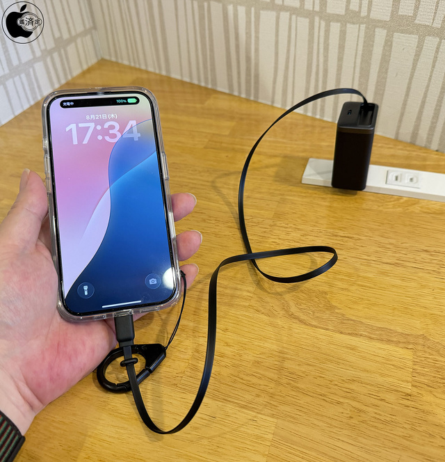 Anker Nano Charger (35W, 巻取り式 USB−Cケーブル)