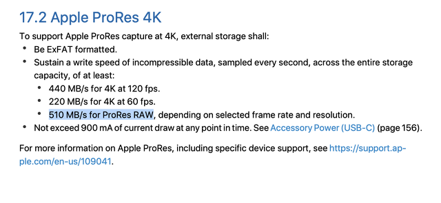 Apple ProRes 4K