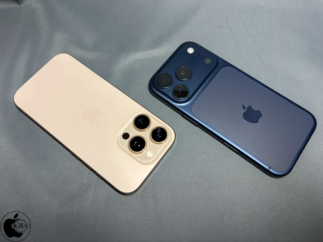 iPhone 16 Pro：iPhone 17 Pro